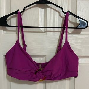 Purple bikini top
